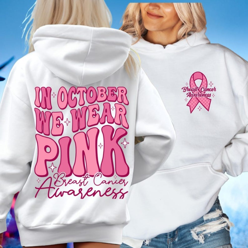 In October We Wear Breast Cancer Awareness Sweat